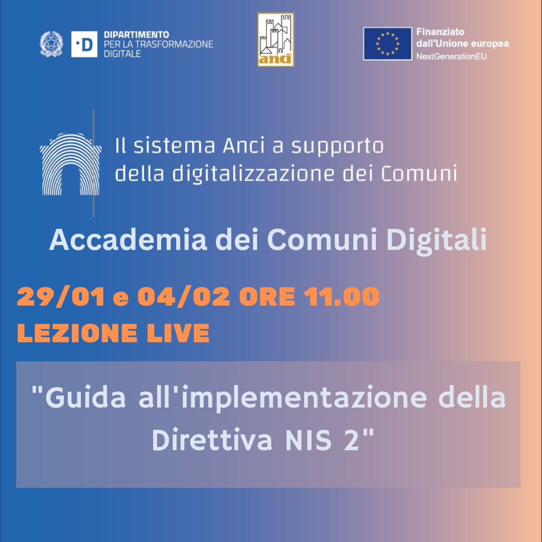 Guida all’implementazione della Direttiva NIS 2. Due corsi live il 29 gennaio e il 4 febbraio