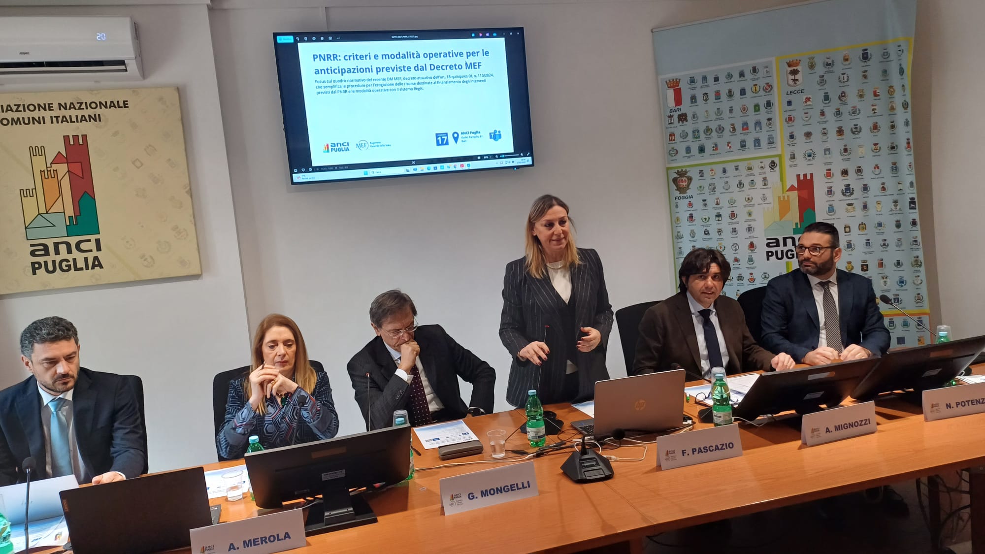Pnrr, Anticipazioni Decreto Mef. Successo per l’evento Anci Puglia