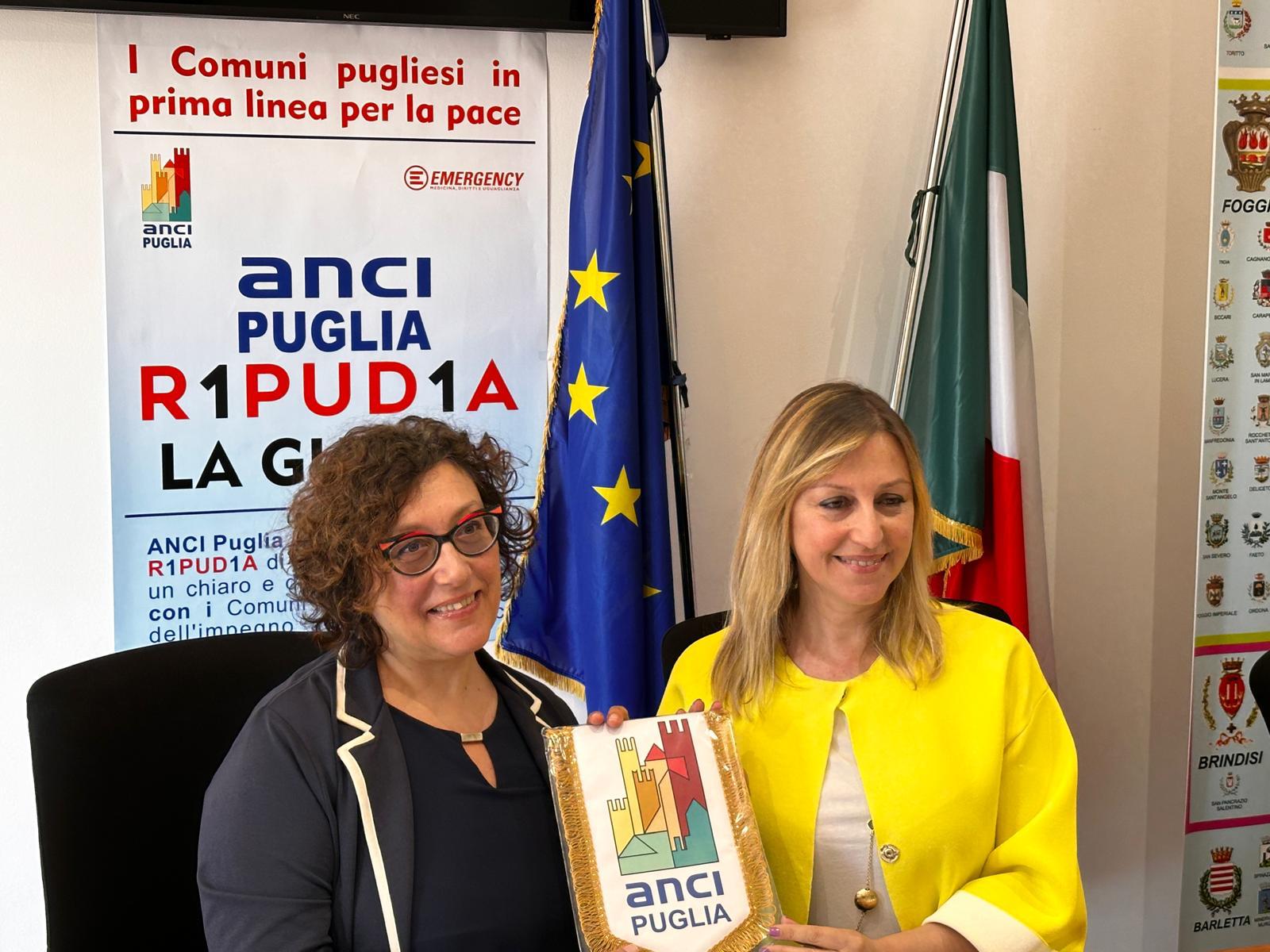 ANCI Puglia e i Comuni con EMERGENCY: uniti per ripudiare la guerra, insieme per l’umanità