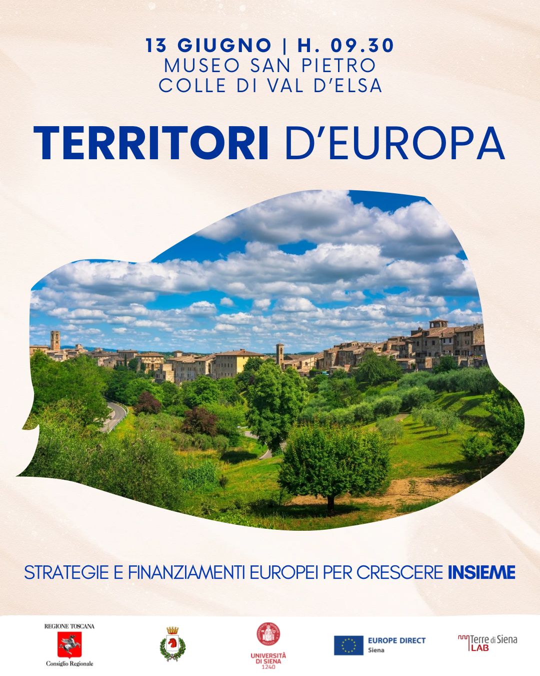 Europa, A Colle Val d’Elsa (Si) l’evento “Territori d’Europa” sull’europrogettazione