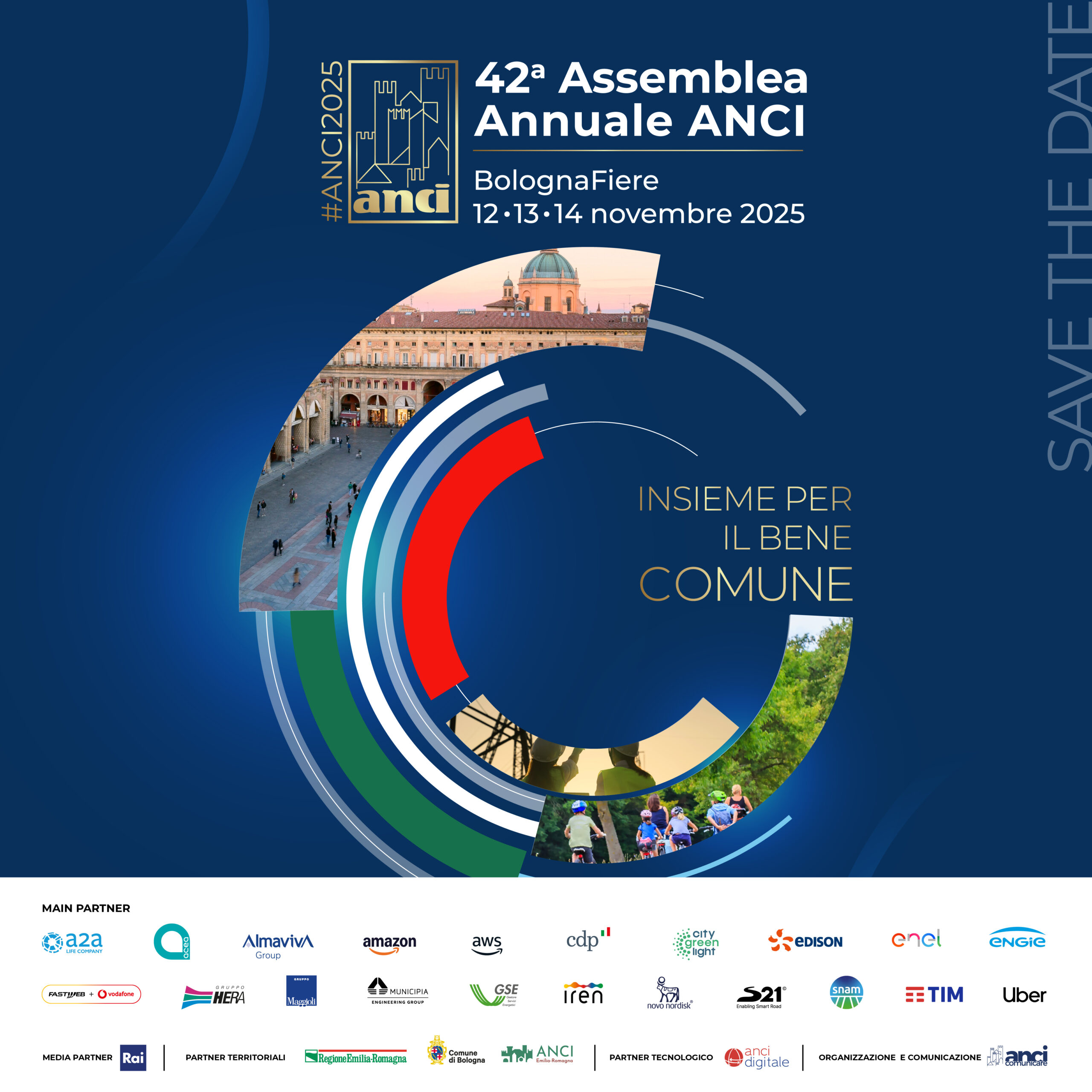 “Insieme per il bene comune”, dal 12 al 14 novembre a Bologna la 42esima Assemblea annuale Anci