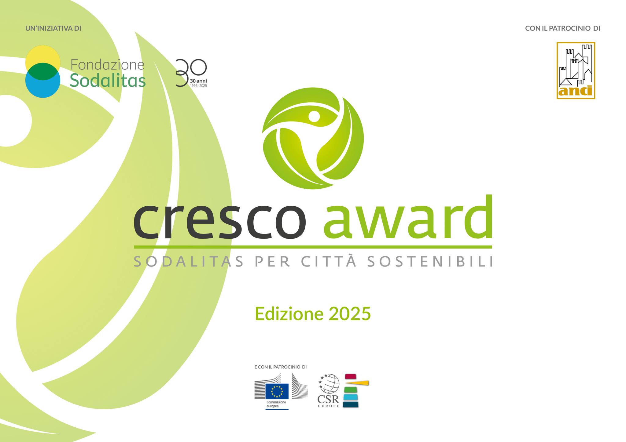 Al via la decima edizione di “Cresco Award Città sostenibili”