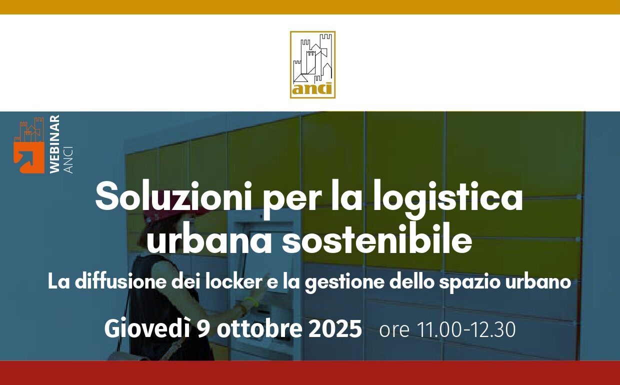 Giovedì 9 ottobre webinar “Soluzioni per la logistica urbana sostenibile”