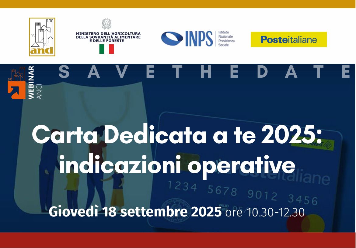 Webinar “Carta Dedicata a te 2025: indicazioni operative”, le slides e la registrazione