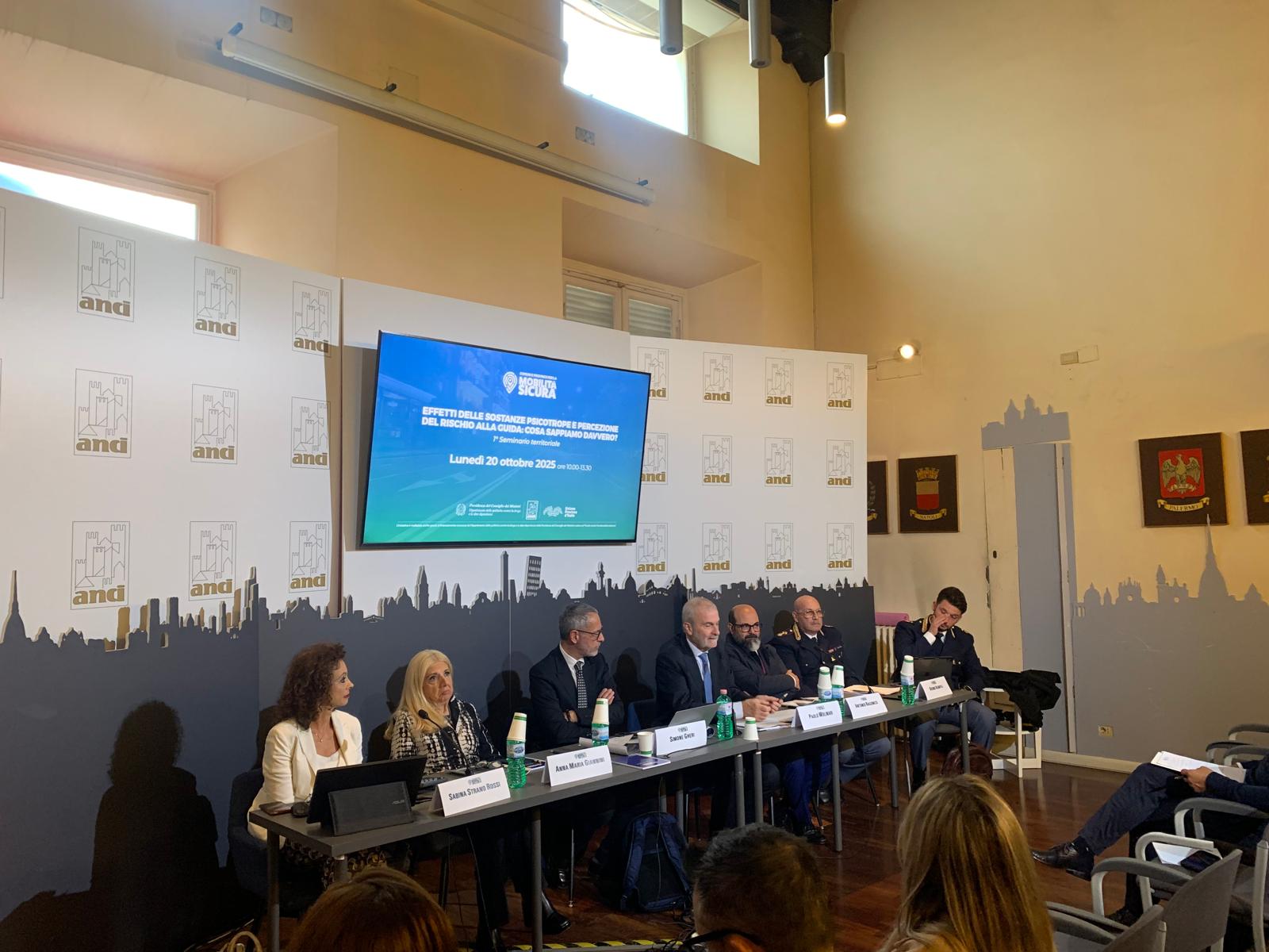 Seminario progetto “Mobilità Sicura”, rafforzare competenze nel contrasto droghe e alcol alla guida