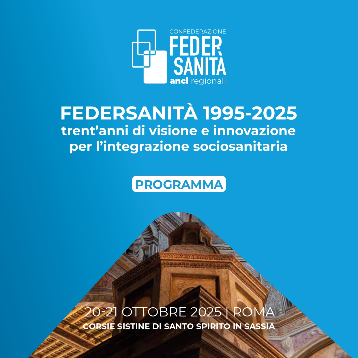 A Roma il 20 e il 21 ottobre convegno Federsanità. Partecipa ai lavori il presidente dell’Anci