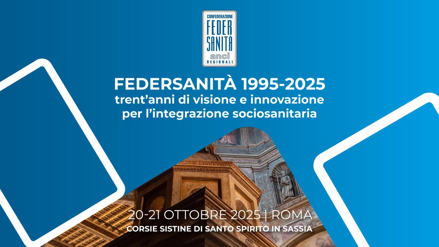 Trentennale di Federsanità, oggi alle 11:30 in Anci la conferenza stampa di presentazione