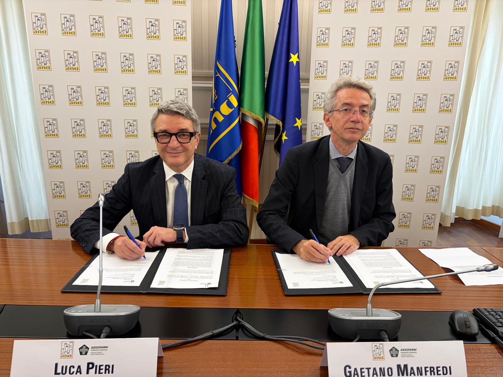 Anci e Assofarm siglano un’intesa per rafforzare il ruolo delle farmacie comunali nei territori