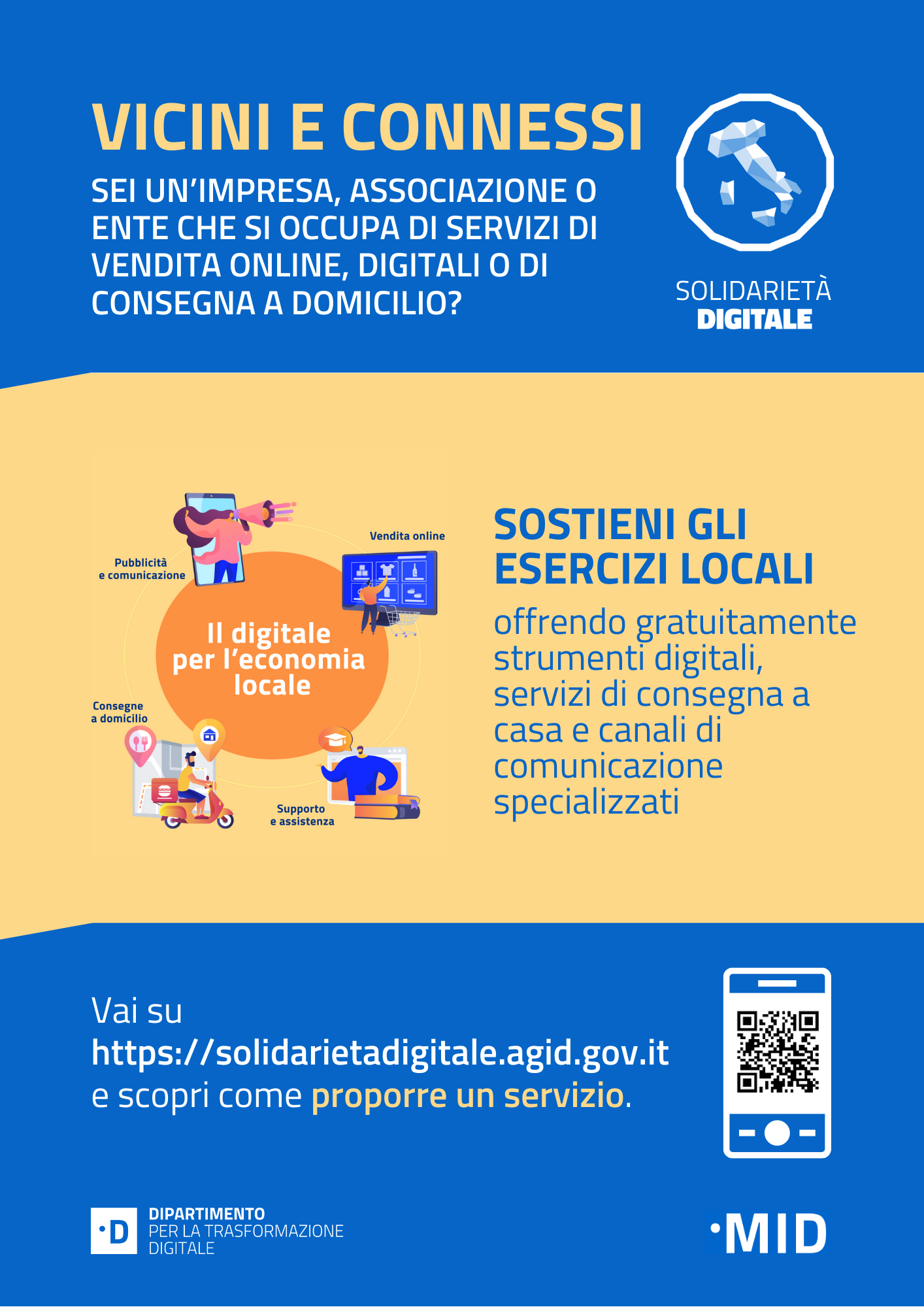 Al via la campagna “Vicini e connessi”, il digitale alleato di piccoli commercianti e artigiani
