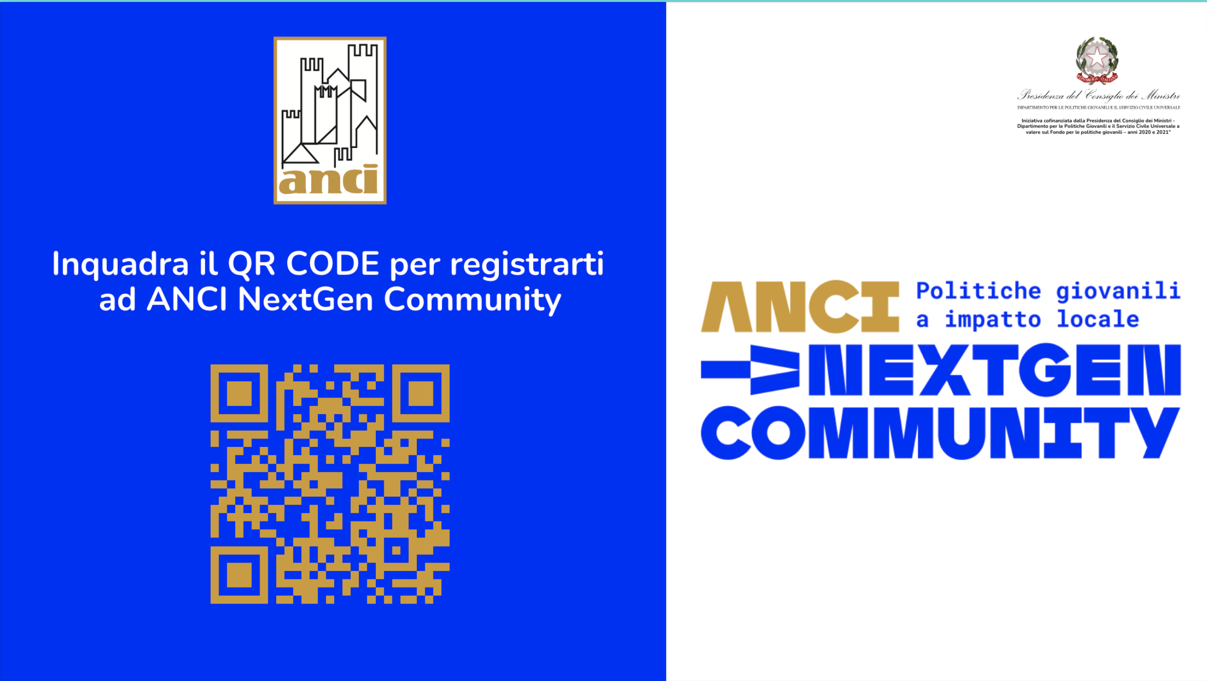 Presentata la Community ANCI Next Gen su condivisione di pratiche ed azioni a sostegno dei giovani