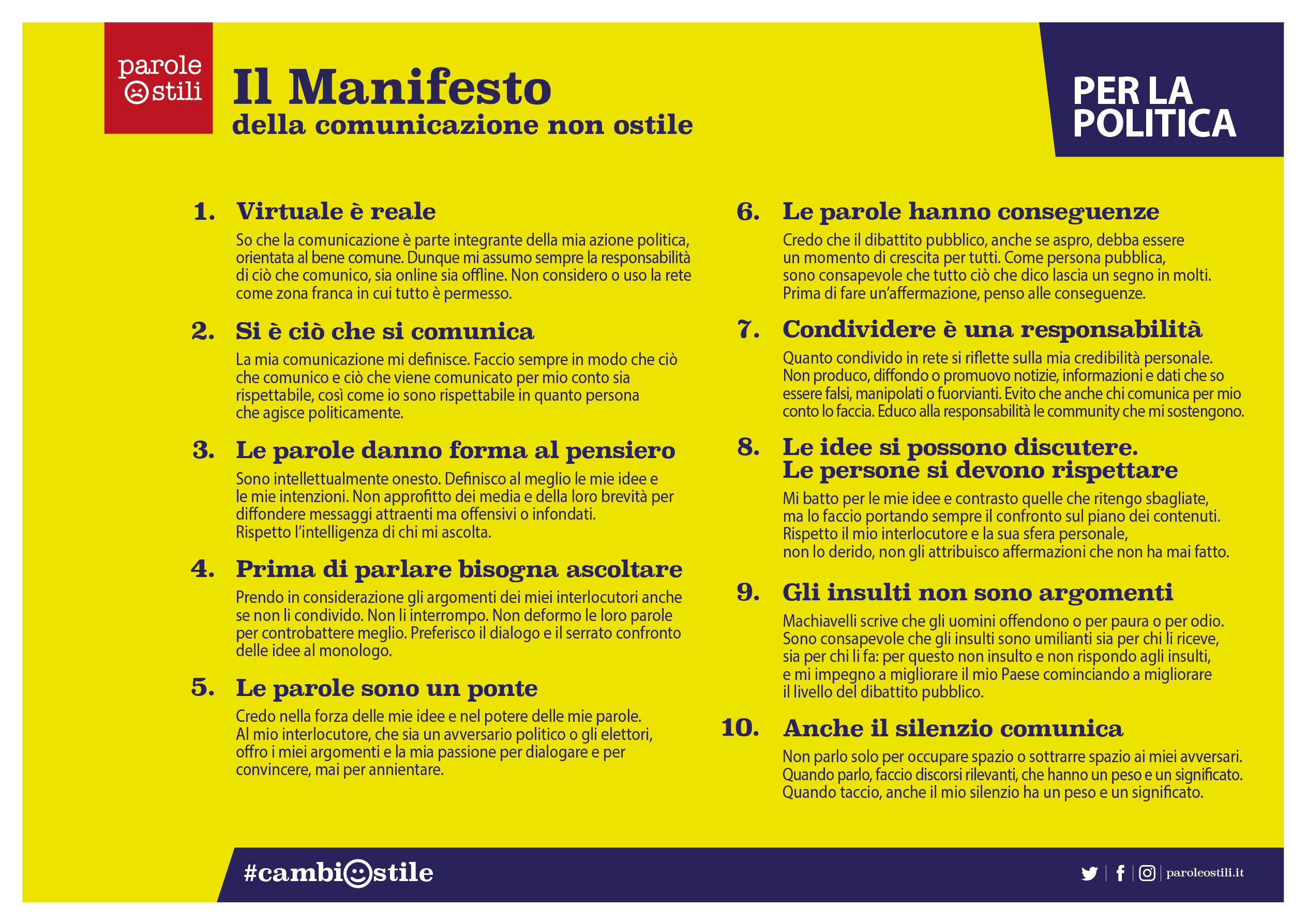 Decaro scrive agli 8 mila sindaci: firmiamo il Manifesto della comunicazione non ostile