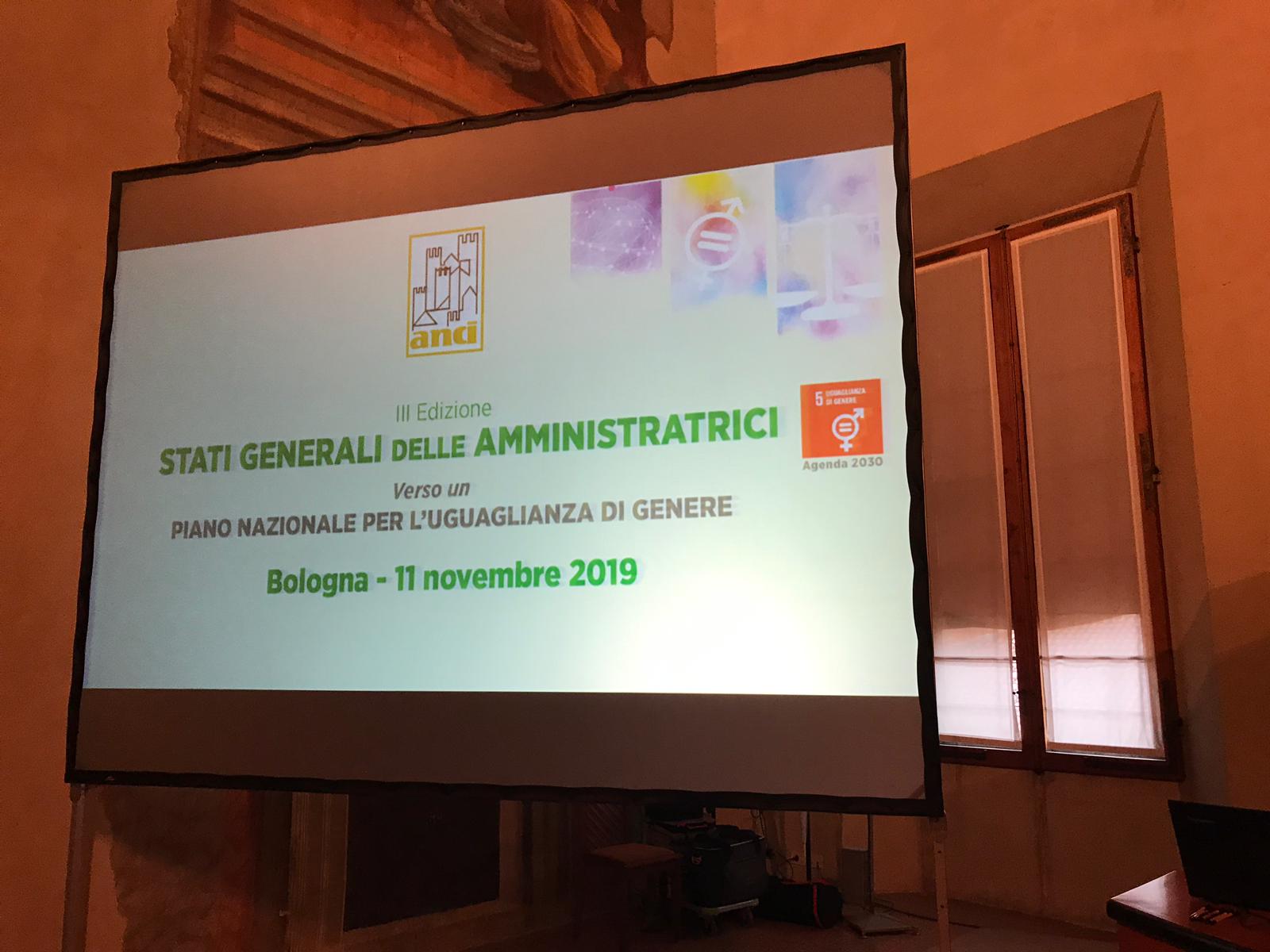 #SGA2019 – A Bologna oggi 11 novembre gli Stati generali delle amministratrici