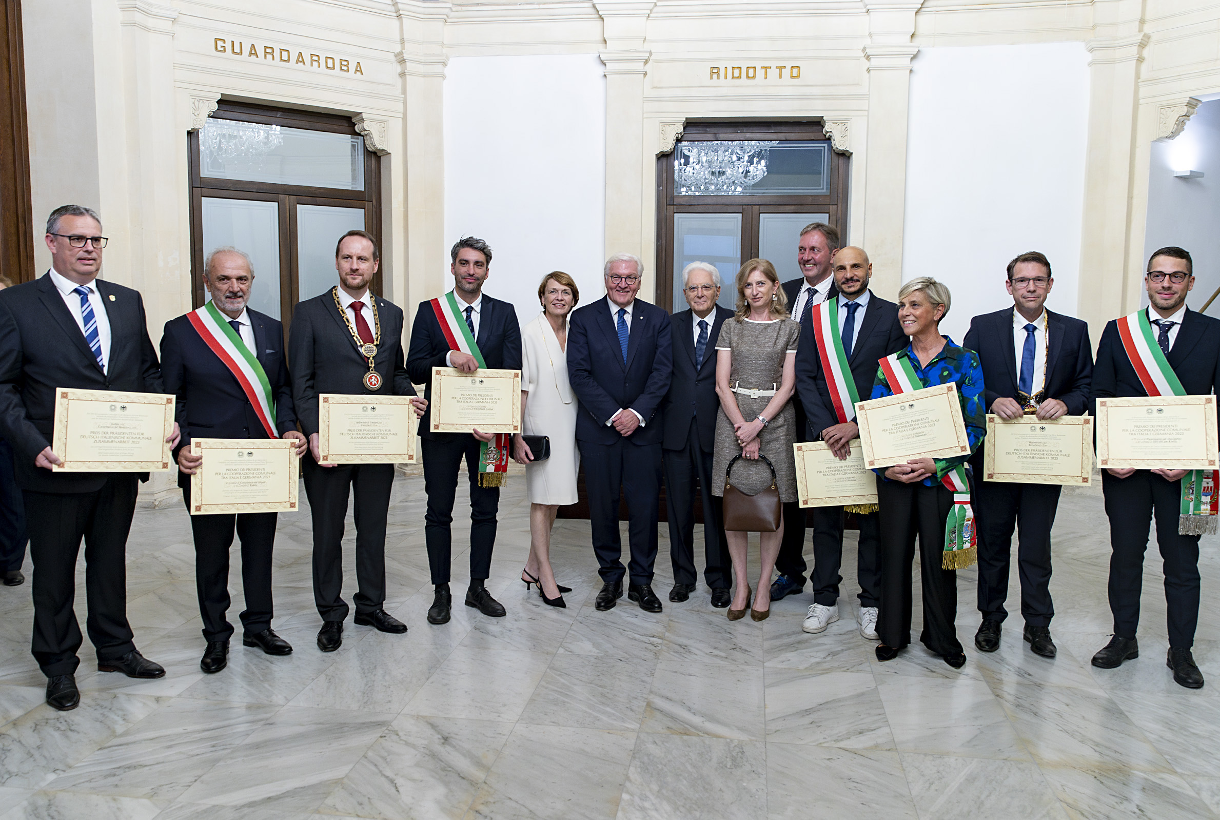 I riconoscimenti ‘Premio dei Presidenti’ cooperazione comunale Italia e Germania – II edizione