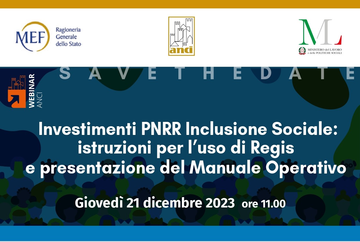 Welfare, investimenti PNRR Inclusione Sociale: registrazione e materiali del webinar