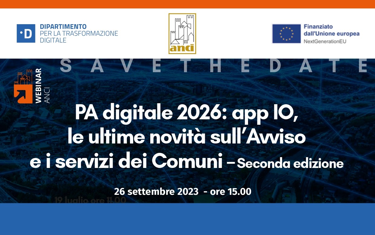 La registrazione e i materiali del webinar PA Digitale 2026 e novità su Avviso e servizi ai Comuni