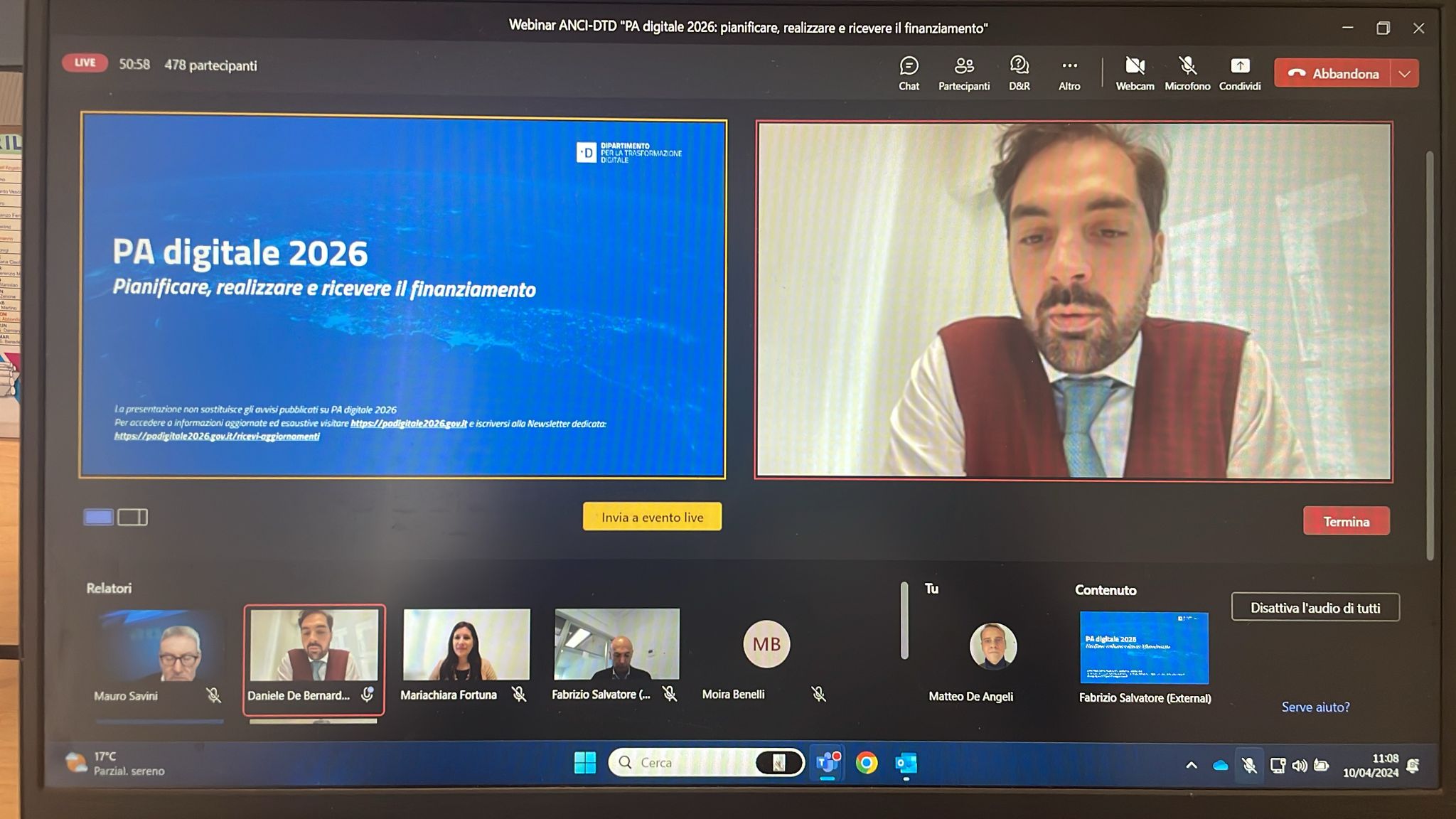 La registrazione e le slides del webinar sulla PA digitale 2026 di mercoledì 10 aprile