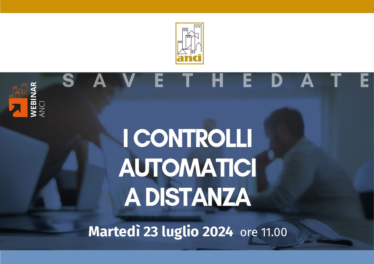 Concluso il webinar “Controlli automatici a distanza”