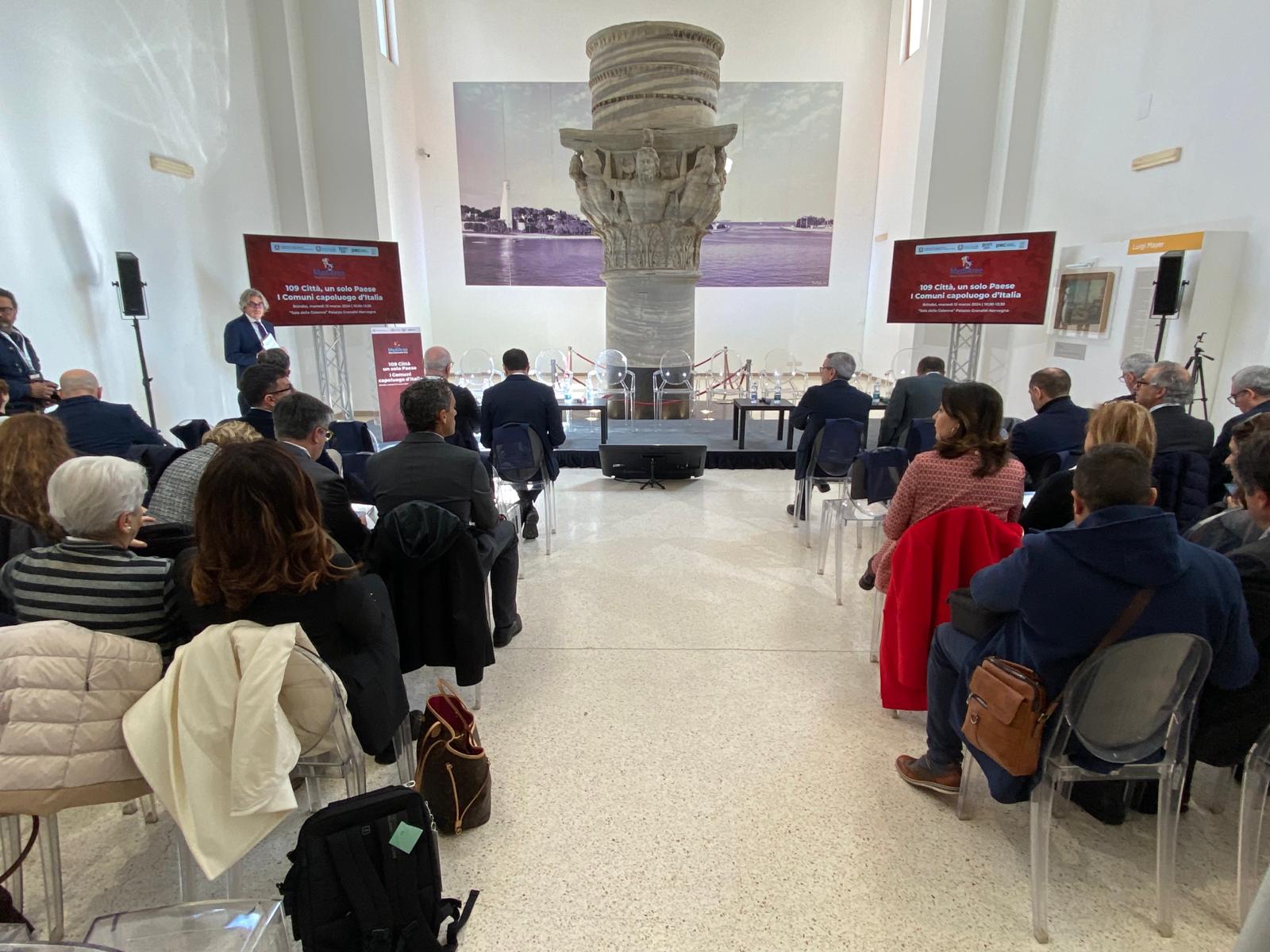 Progetto MediAree, oggi a Brindisi il convegno sul ruolo dei Comuni capoluogo