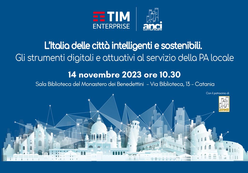 Oggi a Catania la terza tappa del ciclo di eventi Tim-Enterprise sulle Smart Cities