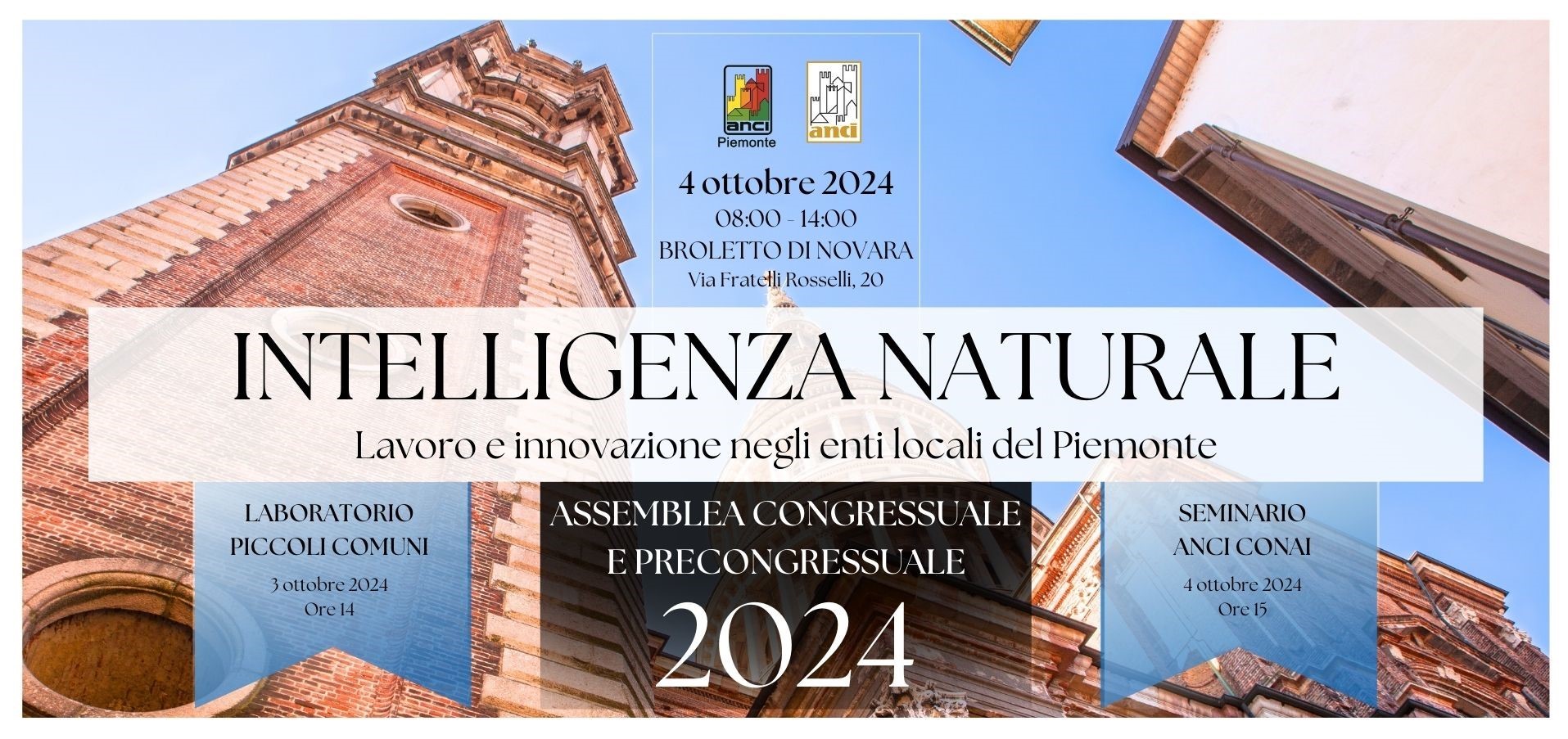 Oggi a Novara, Assemblea Anci Piemonte. Elezione presidente e consiglio direttivo regionale