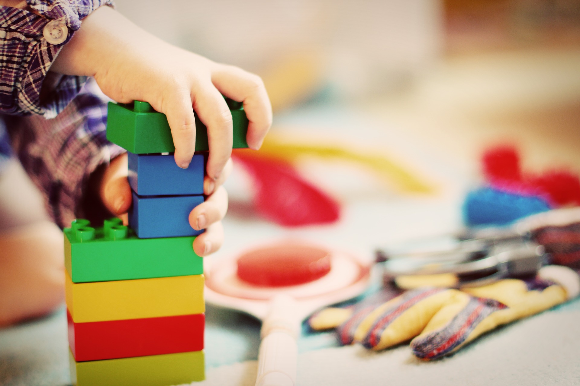 bambini, giochi, asilo, scuola