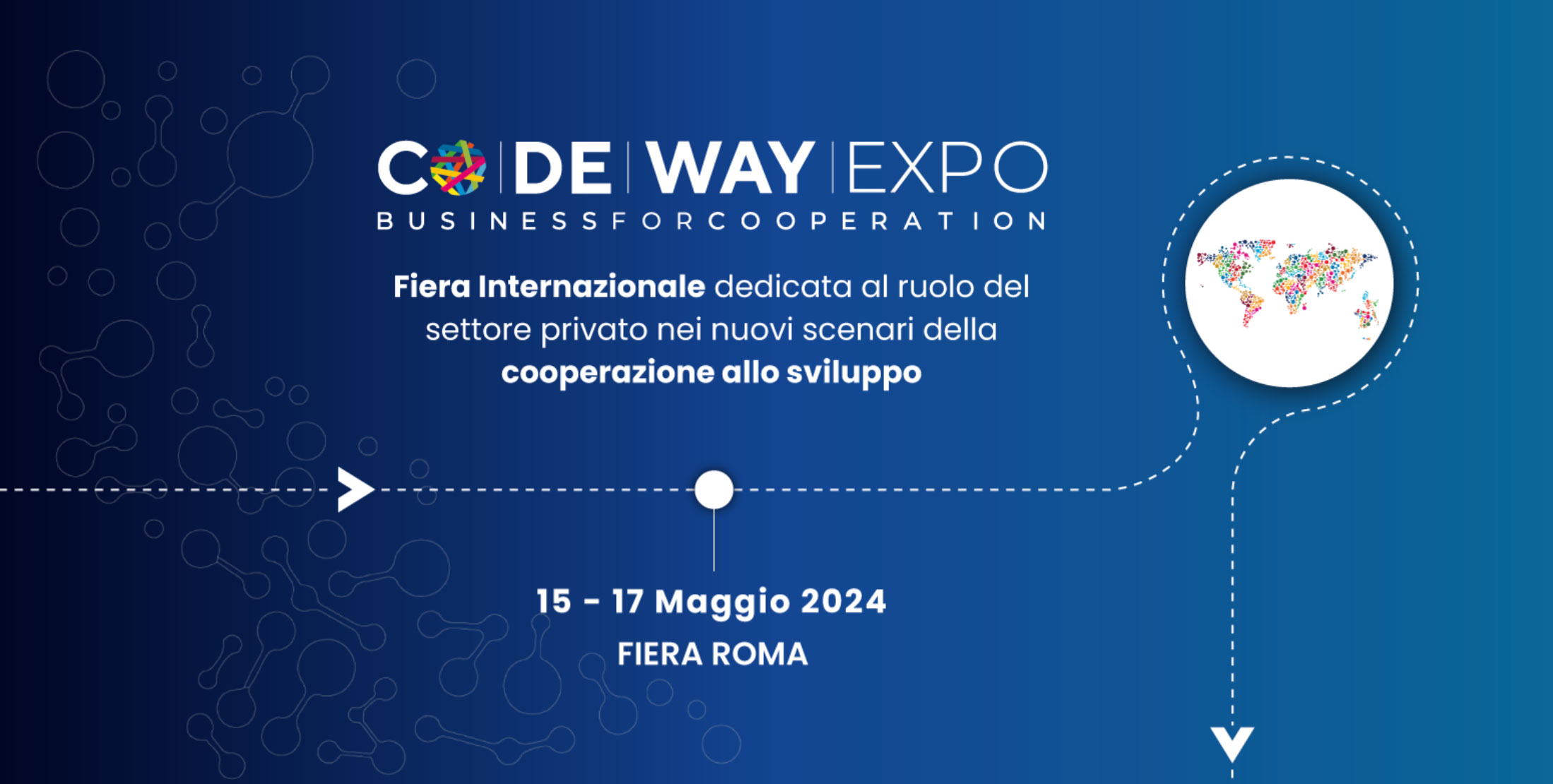 Dal 15 al 17 maggio 2024 Codeway Expo: opportunità e sinergie nella cooperazione allo sviluppo