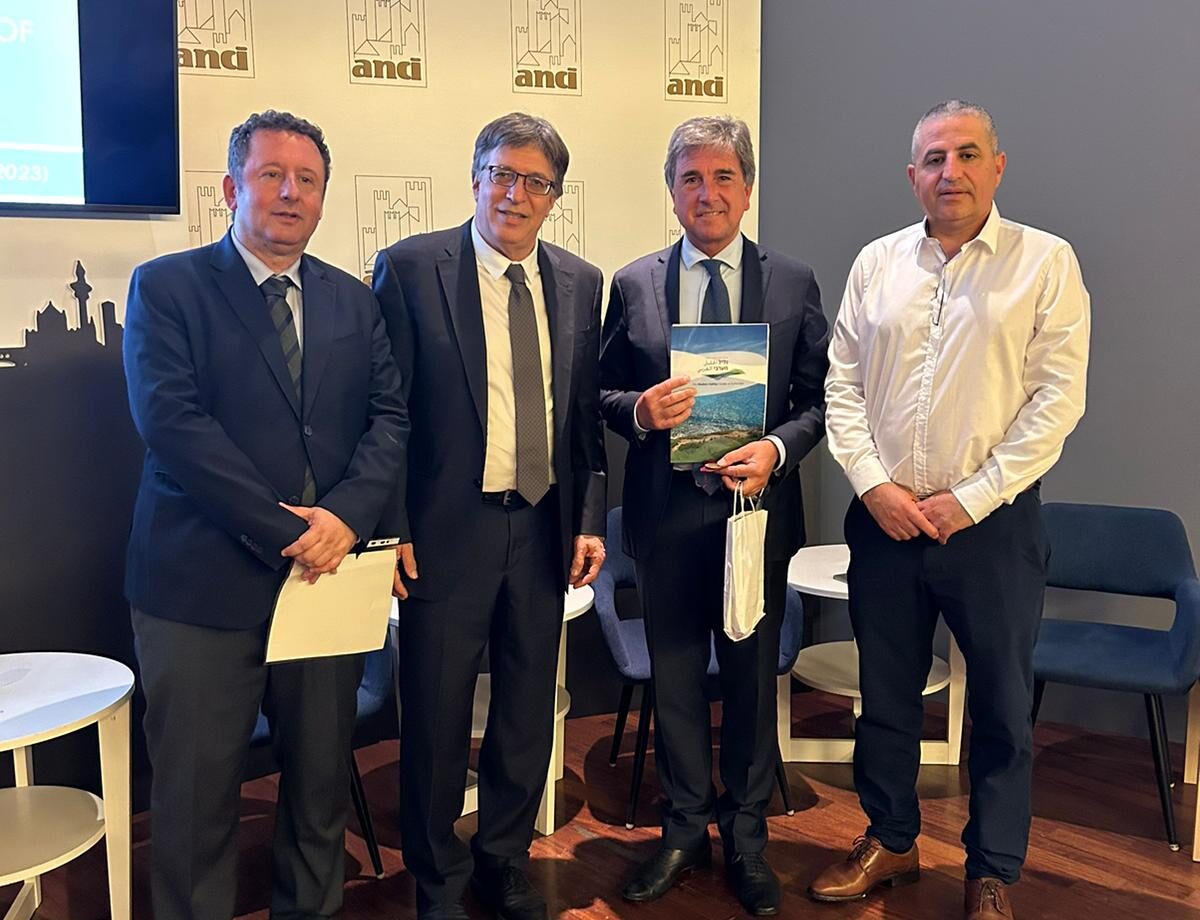Delegazione Comuni Galilea in Anci. Tra i temi trattati: ambiente, cultura e politiche migratorie