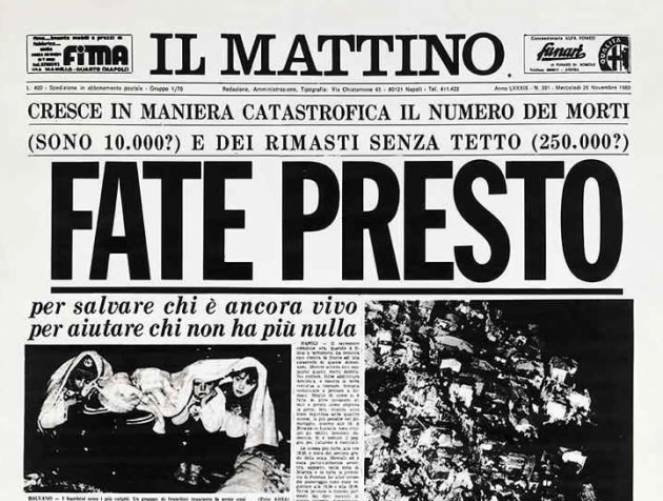 I sindaci di Potenza, Salerno e Avellino ricordano il terremoto dell’Irpinia del 23 novembre 1980