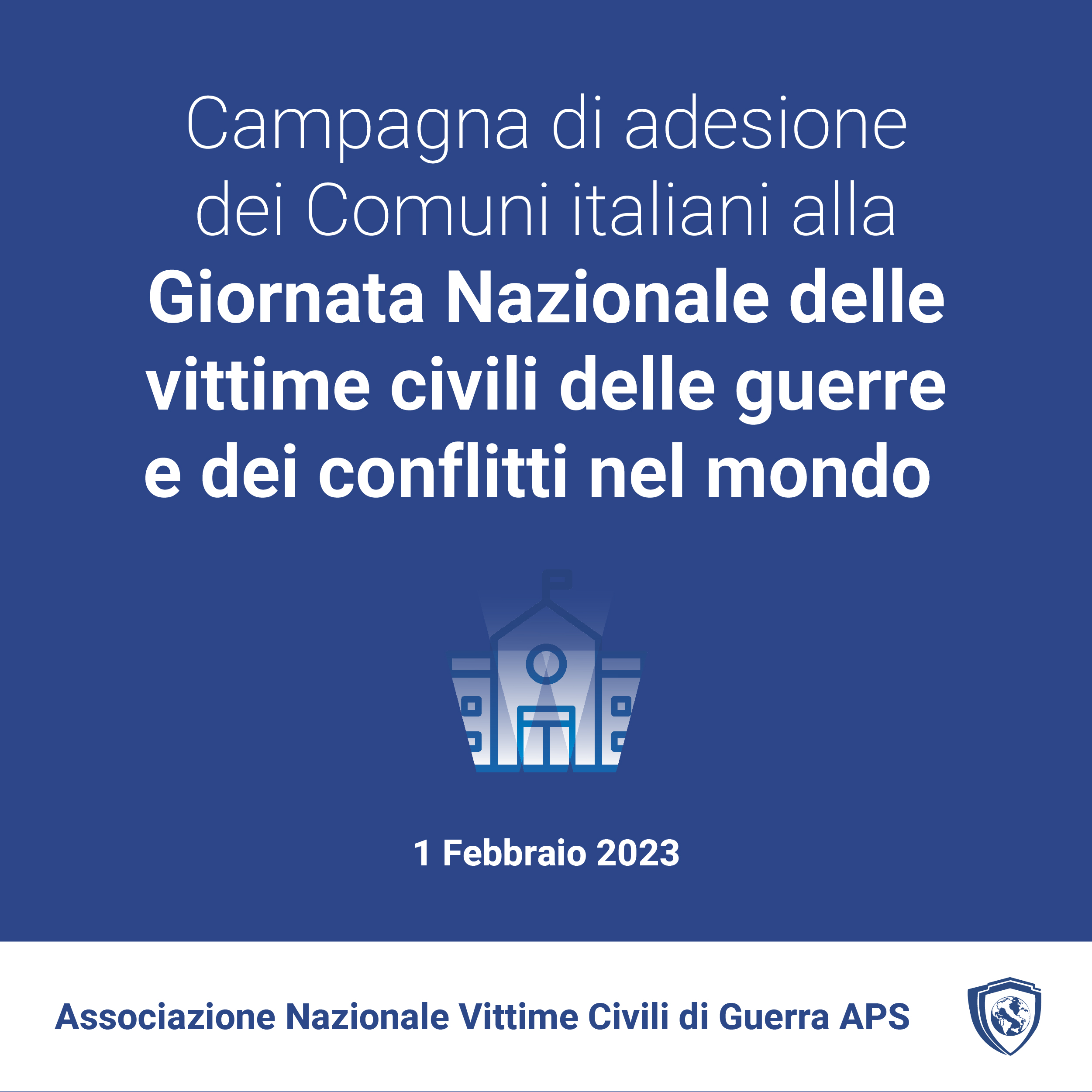 L’Anvcg e l’Anci verso la Giornata nazionale vittime civili delle guerre e dei conflitti nel mondo