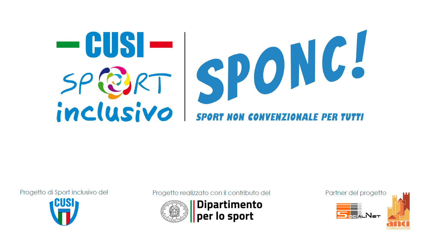 “SPONC! – Sport non convenzionale per tutti”, progetto di inclusione che valorizza i centri urbani