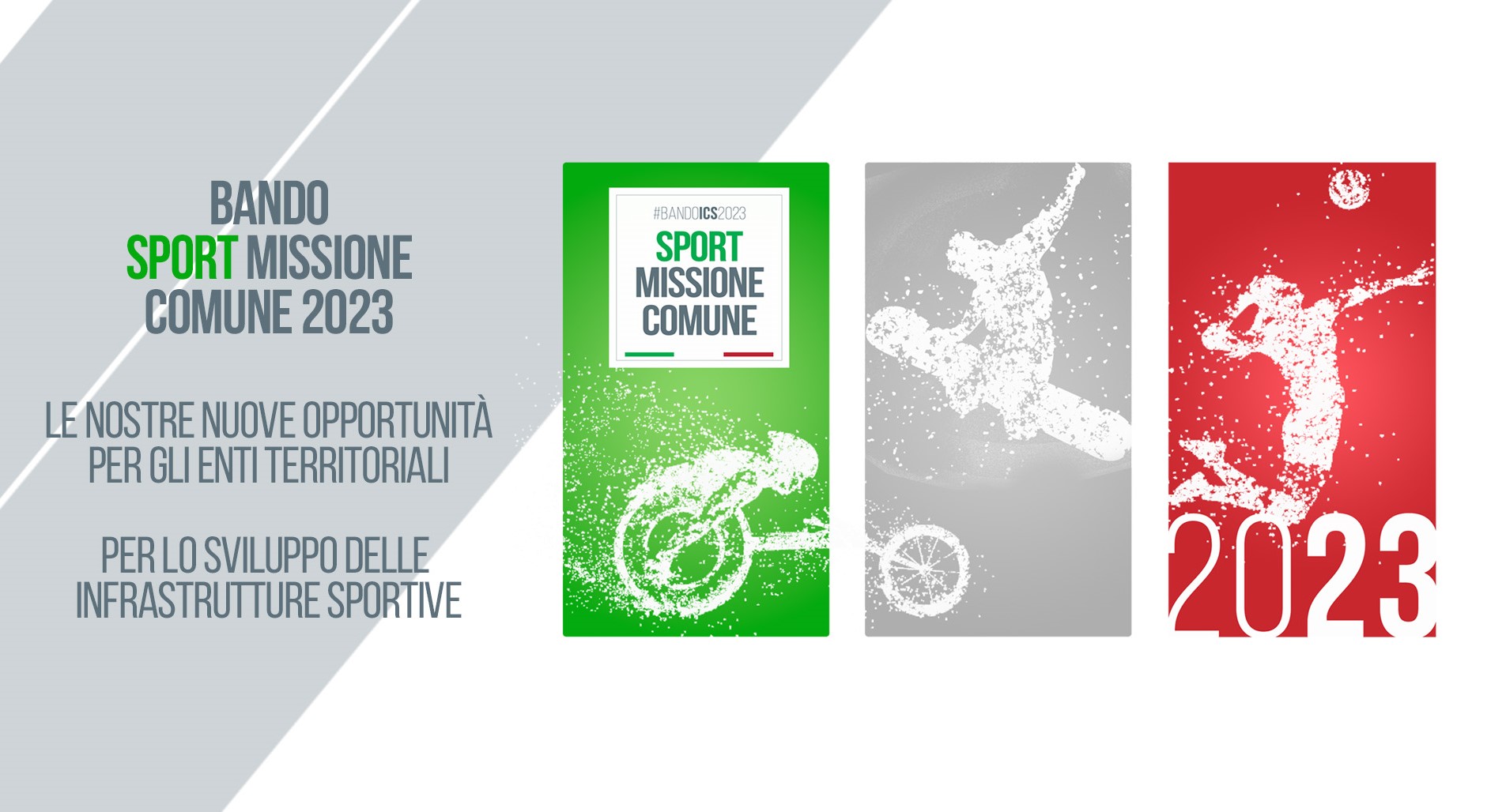 Bando ICS “Sport Missione Comune 2023”. Tempo fino al 5 dicembre per partecipare